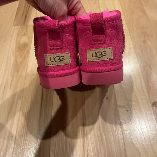 UGG - Hot Pink Ultra Mini Boots. Size 6! - Image 4