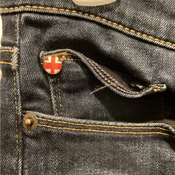 Hudson Jeans Dark Blue Denim Jeans - Image 2