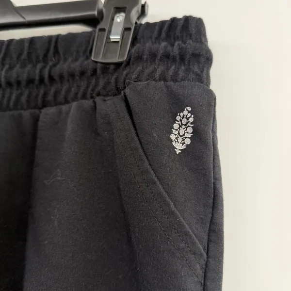 FP Movement Sunny Skinny Joggers L Black Free People French Terry Sweatpants - Image 3