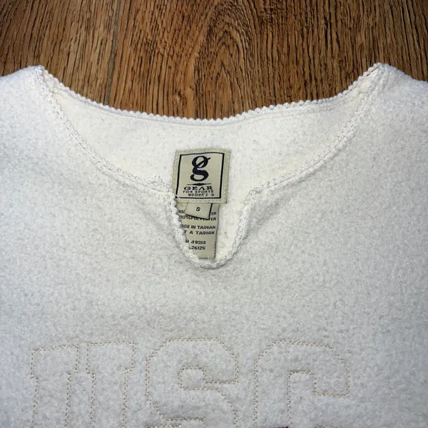 USC Trojans Fleece Pullover Gear For Sports Sweatshirt Womens S‎ White College - Image 3