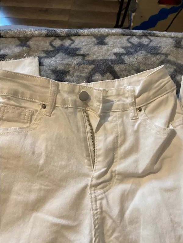 White flare pants Size XS - Image 3