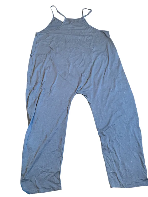 Gray jumpsuit Blue Size XL - Image 4