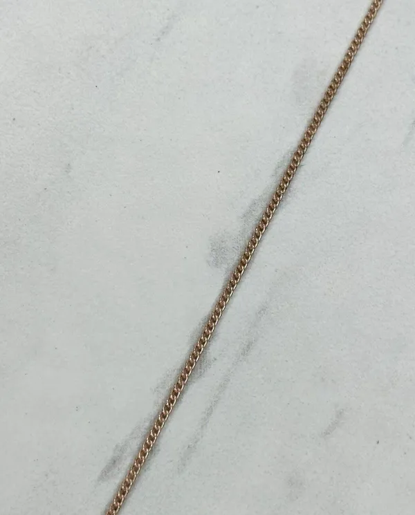 Chico's Rose Gold Tone Chain Link Rhinestone Pendant Necklace ✨ - Image 6