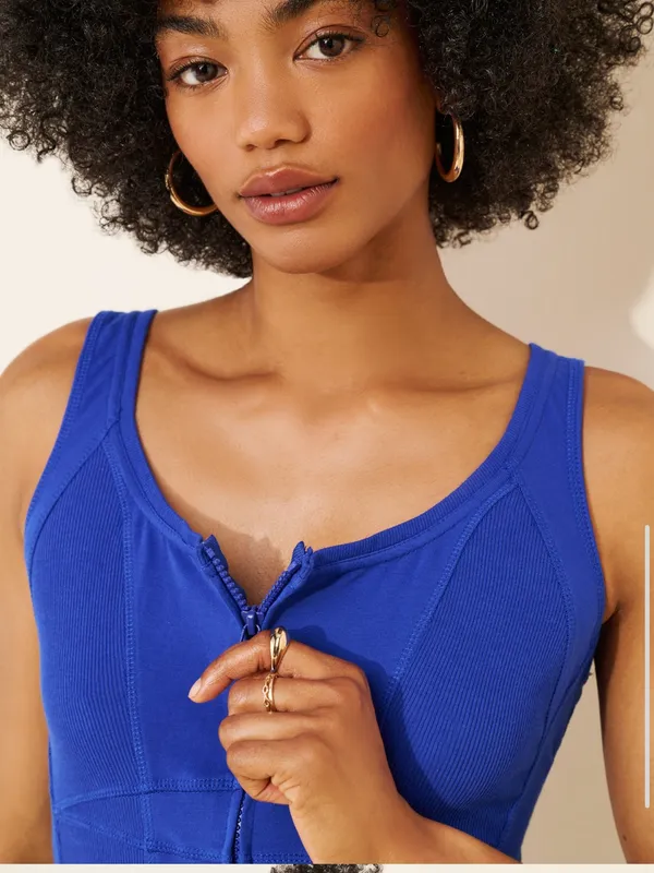 Daily Practice Anthropologie Jumpstart Sleeveless Romper One-Piece Outfit Sz L - Image 11
