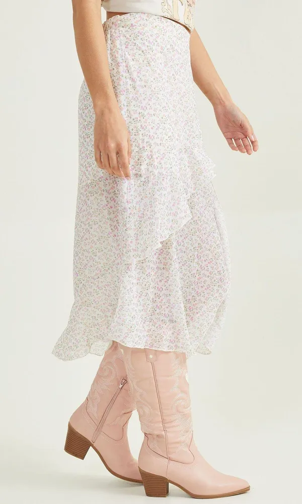 NWT Altar’d State Bella Floral Midi Skirt - Image 4