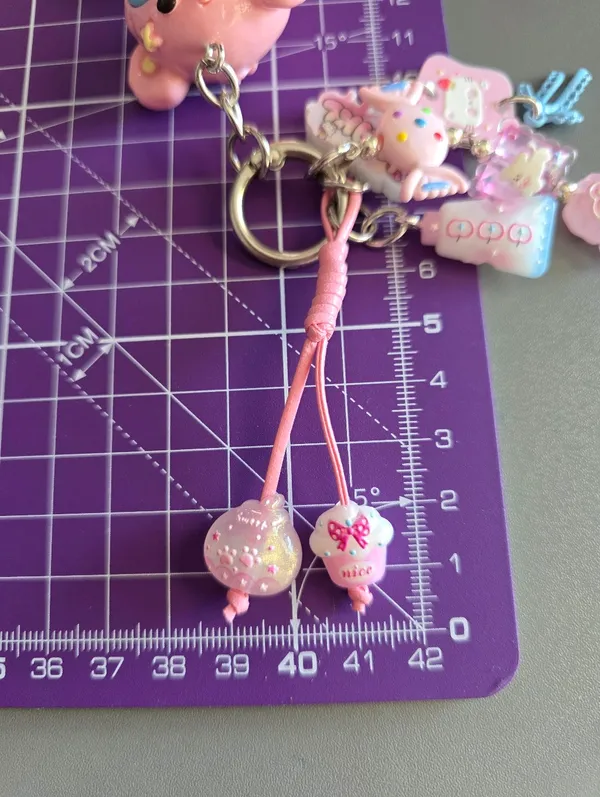 Dora TNT Space Bag Charm Key Charm Phone Charm Pink - Image 10