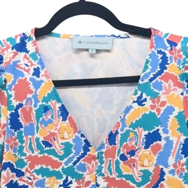 Tuckernuck Marguerite Blouse Small‎ Blue - Image 4