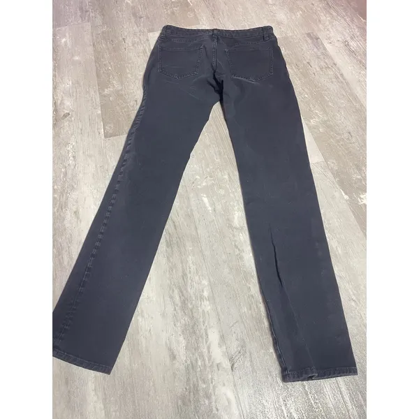 Uniqlo Jeans‎ Skinny Straight Jeans Womens 29X34 Black Denim E0137 - Image 5