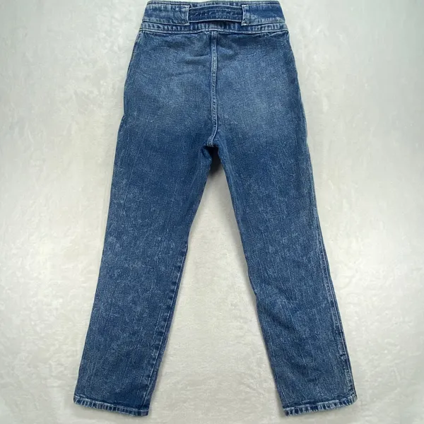 Abercrombie & Fitch Ultra High Rise Straight‎ Jeans Belted Size 27/4R - Image 10
