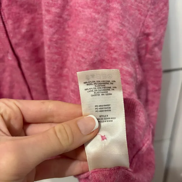 Aritzia Wilfred Pink Cardigan Sweater - Image 6
