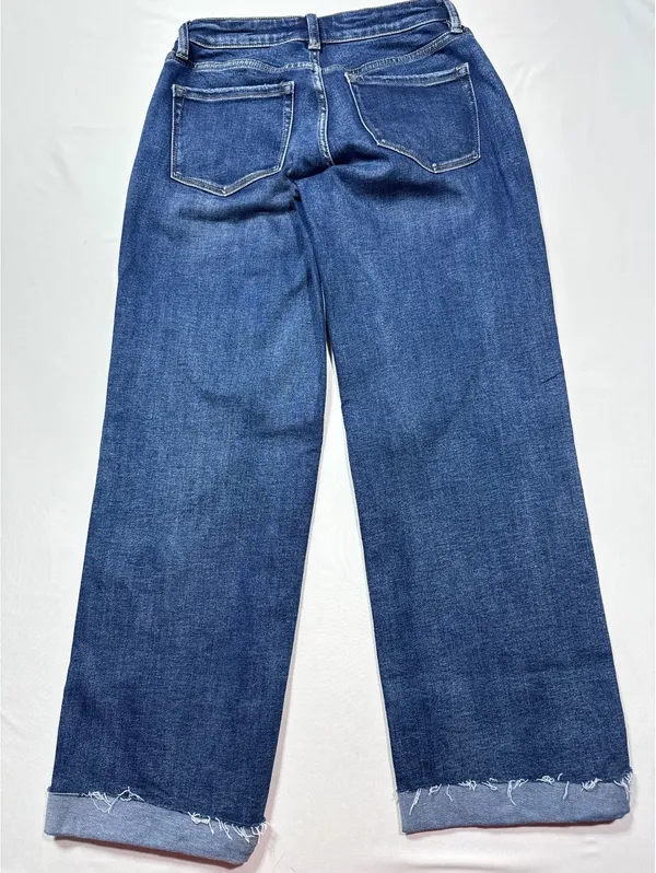 Vervet Wide-Leg Blue Denim Jeans - Comfy, Casual, and Ready - Image 4