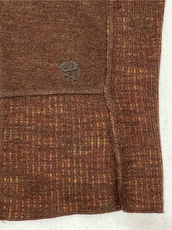 Mountain Hardwear Brown Sarafin Full Zip Wool Blend Sweater Jacket Size Medium - Image 5
