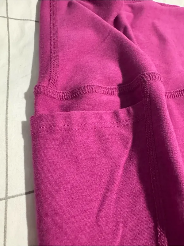 Pink Beyond Yoga Leggings with Side Pockets - Image 2