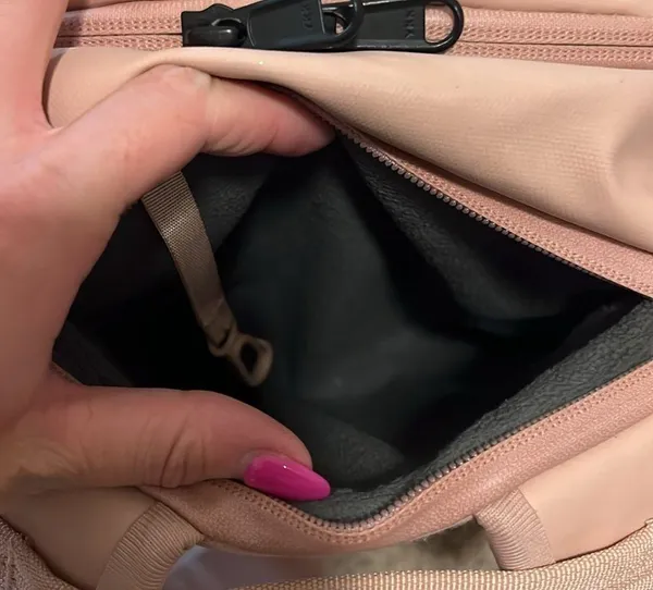 Blush north face water resistant backpack - Image 4
