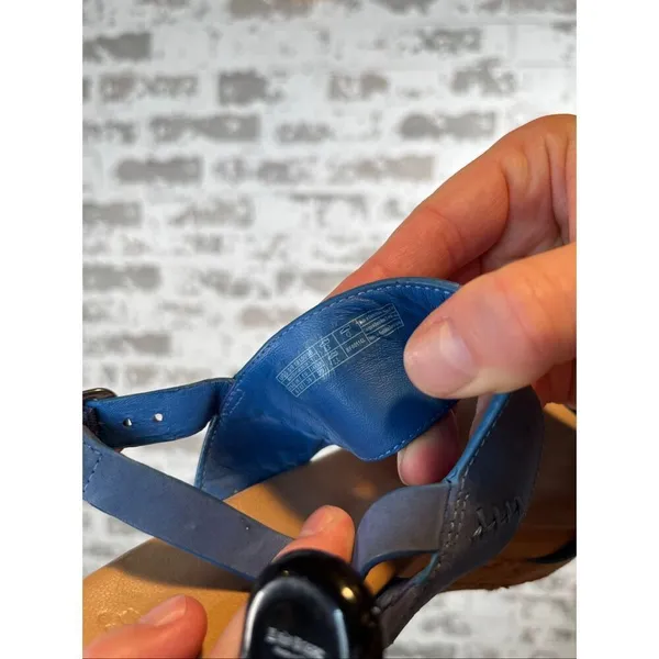 Ugg | women blue wedge sandals heels - Image 2