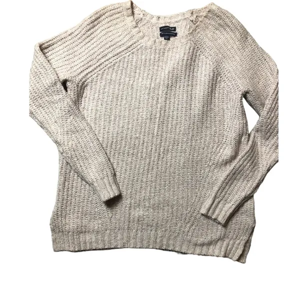 American eagle Outfitters Women Crew Neck Long Sleeve Sweater Sz M - Image 3