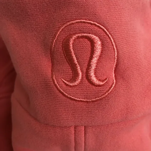 Lululemon Scuba Oversized Half-Zip Hoodie Raspberry Cream M/L 🍋 - Image 8