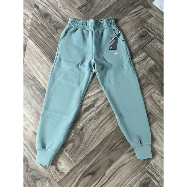 ALPHALETE WOMEN'S ELMTS RELAXED CUFFED JOGGER - Teal , Size Medium - Image 5