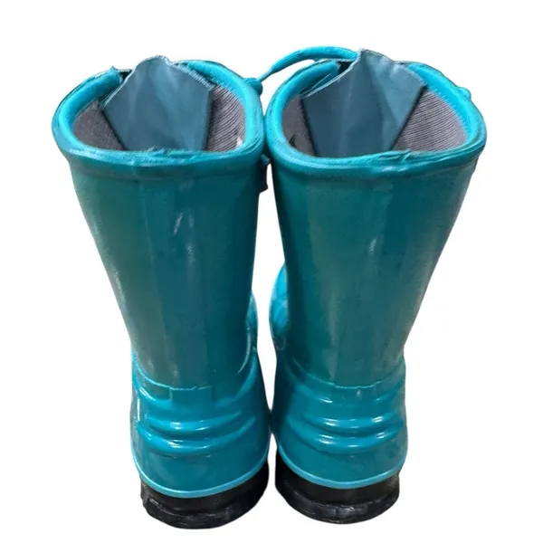 BOGS Urban Farmer Teal Lace Up Rain Boots Womens Size 8 Waterproof Garden chore - Image 4