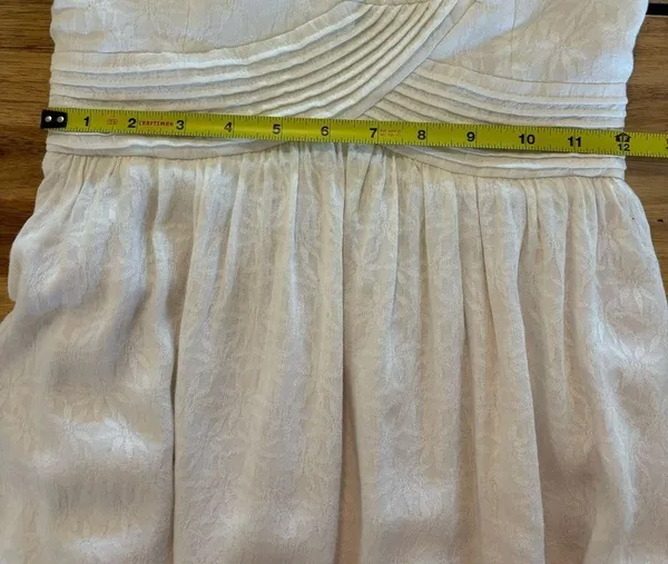 Kimchi Blue White Strapless Dress S - Image 7