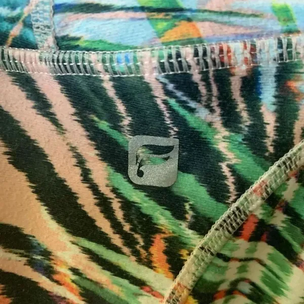 Fabletics tropical high impact cropped workout S leggings - Image 3
