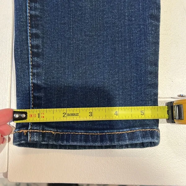 7 for all man kind women’s size 31 skinny blue jeans - Image 13