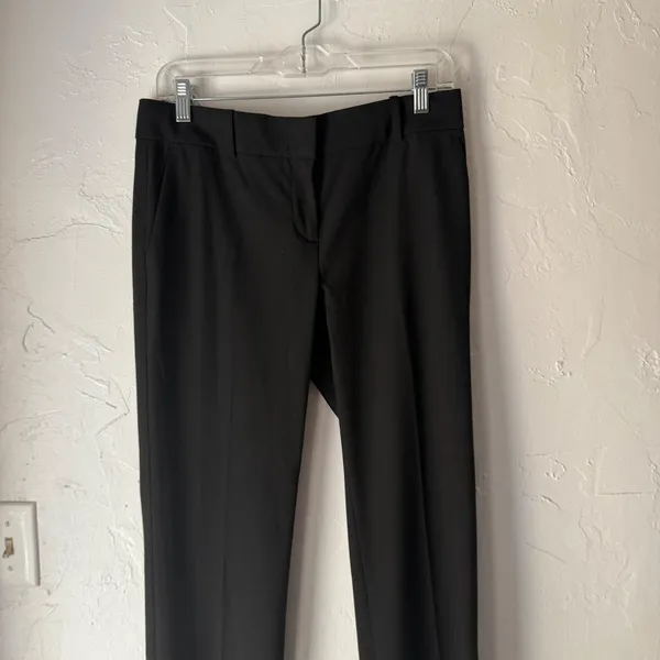 Ann Taylor Black Dress Pants Womens‎ Size 4 Straight Leg Interview Outfit Women - Image 2
