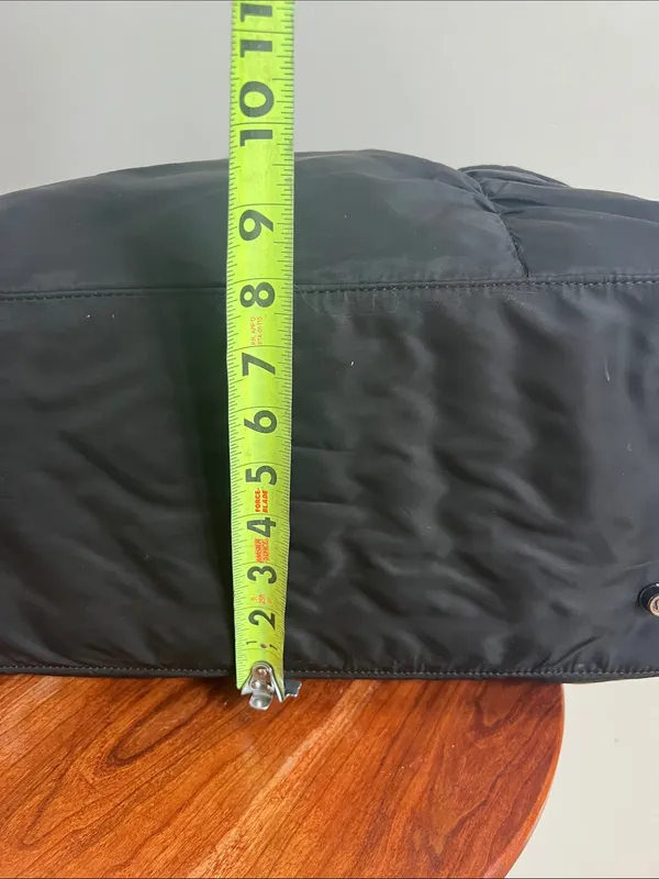 lululemon athletica Yoga Black Ruched Nylon Duffel Crossbody - Image 7