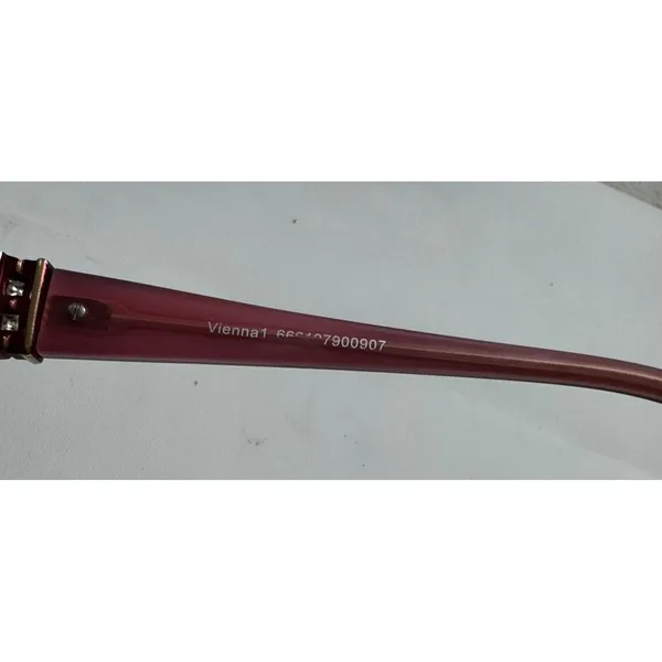 Solvori Women's Fashion Glasses‎ Vienna, Burgandy Frames Only 58-16-135 - Image 5