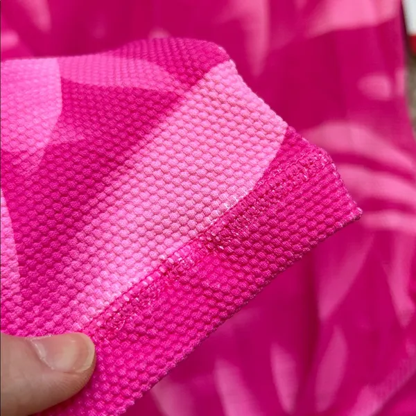Hurley Pink Long Sleeve Swimsuit. M - Image 7