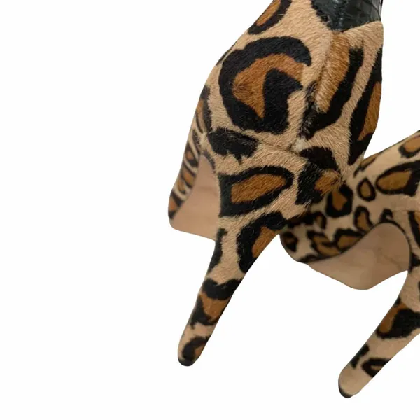 Sam Edelman Yasmine Round‎ Toe Leopard Heels Size 6 - Image 7