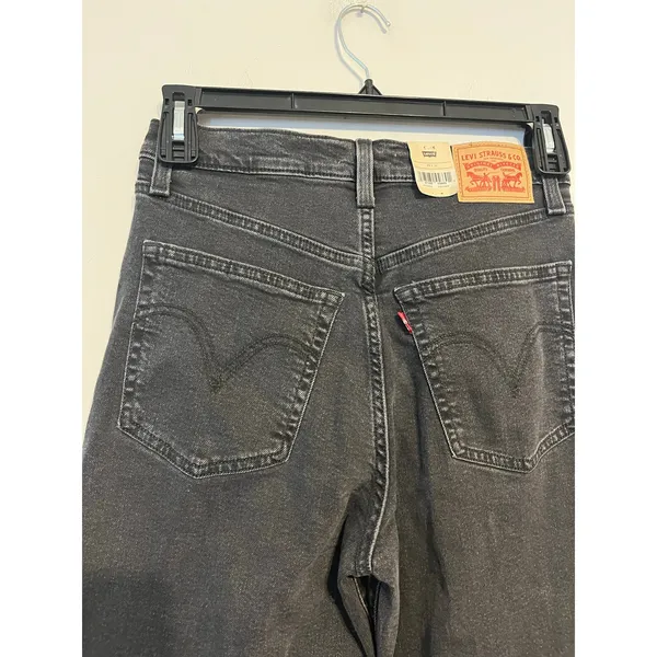 Levi’s Ribcage Bell Flare Leg Jeans in Black Size 39x32 NWT! - Image 9