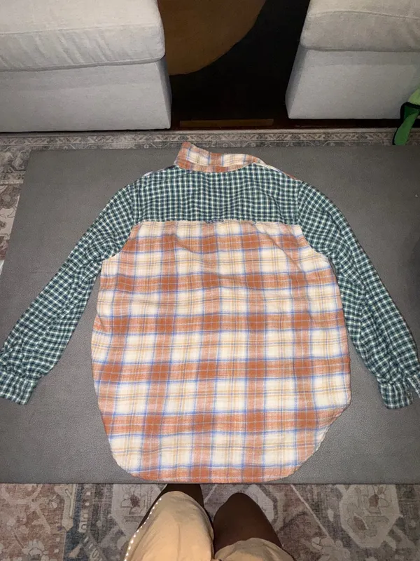 American Eagle Outfitters Plaid Flannel Boyfriend - Image 2