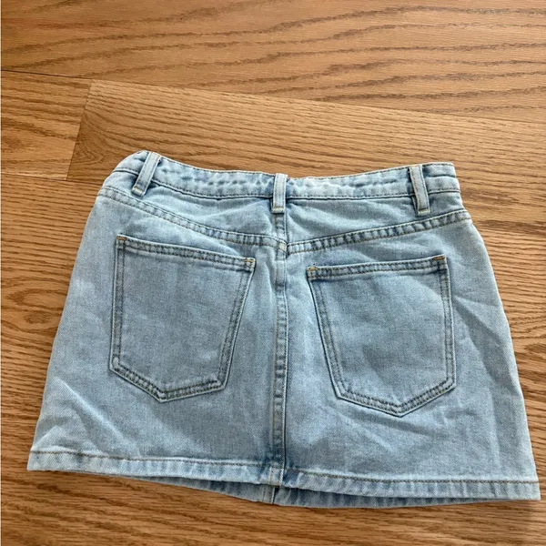 Denim mini skirt Size 2 - Image 3