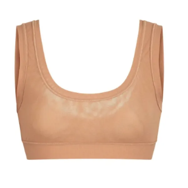 Skims Summer‎ Mesh Scoop Bralette in Sienna - Image 4