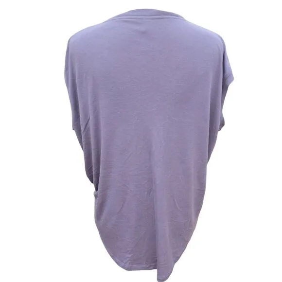 Athleta‎ Cloudlight Rib Stratus Tee Lavender Purple Sleeveless Ribbed Women's S - Image 6