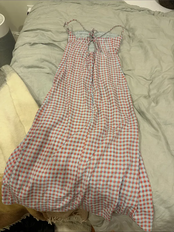 Urban outfitters gingham midi dress - Image 3