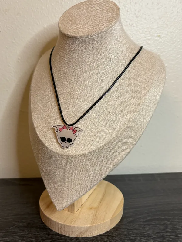 Handmade Monster High Draculaura Necklace - Image 3