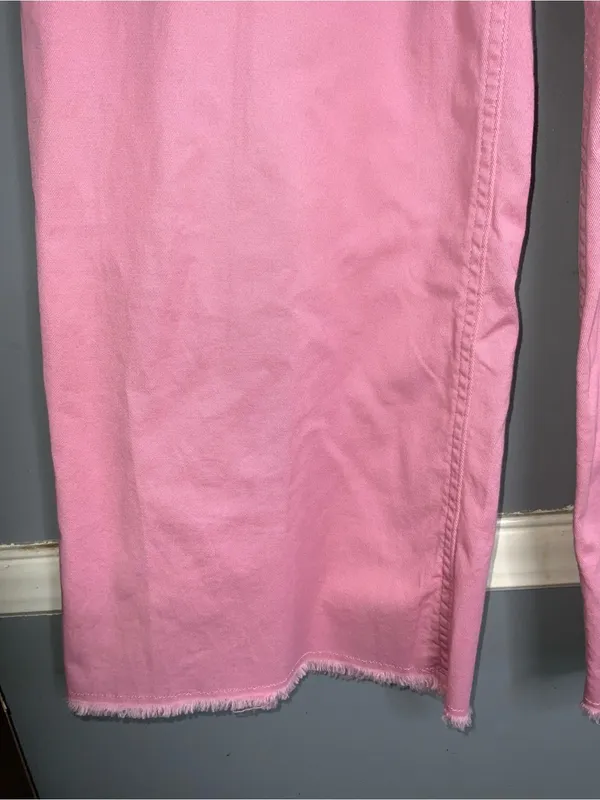 Billabong High-Rise Wide Leg Pants - Pink - 27 - Image 4
