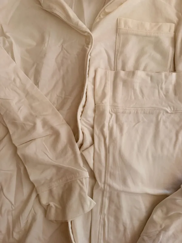 Amazon White Long PJ Set - Image 2