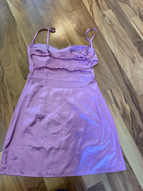 Beginning Boutique Trouble Strappy Mini Pink Dress Size 4 - Image 6