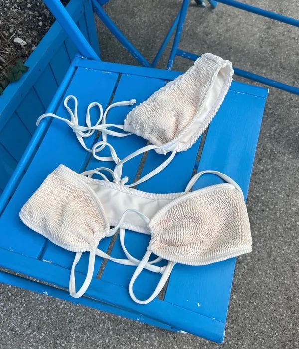 Strawberry Milk Mob Bikini Set M White Size M - Image 2