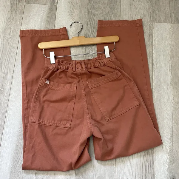 Big Bud Press Work Pants straight leg womens Orange (xxsmall) workwear casual - Image 5