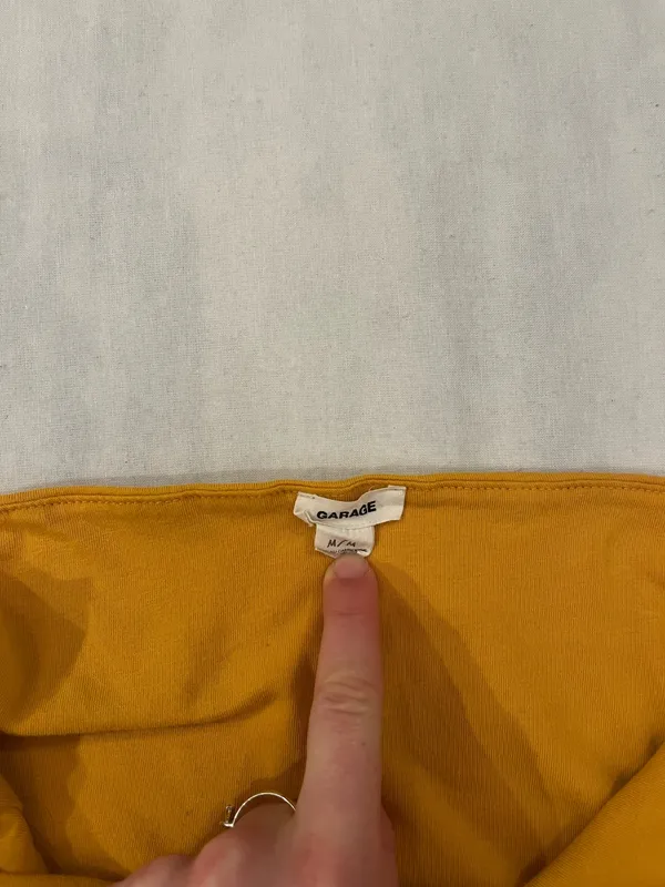 Garage Yellow Tube Top - Image 2