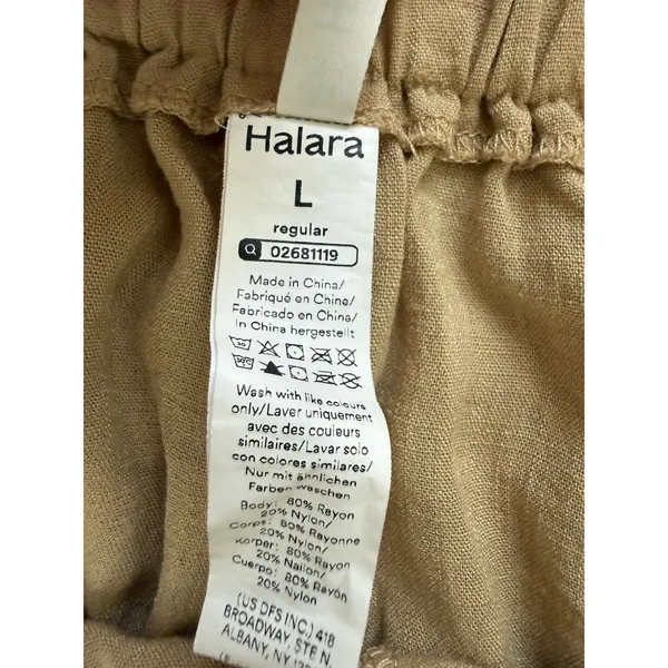 Halara Flex High Waisted Pocket Wide Leg Work Pants Preppy Women’s Size L - Image 9