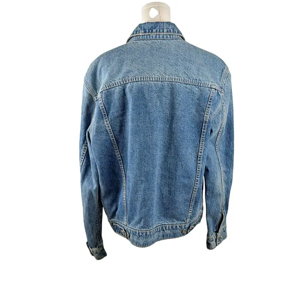 Pilcro & The Letterpress Anthropologie Button Up Denim Jean Jacket LARGE - Image 2