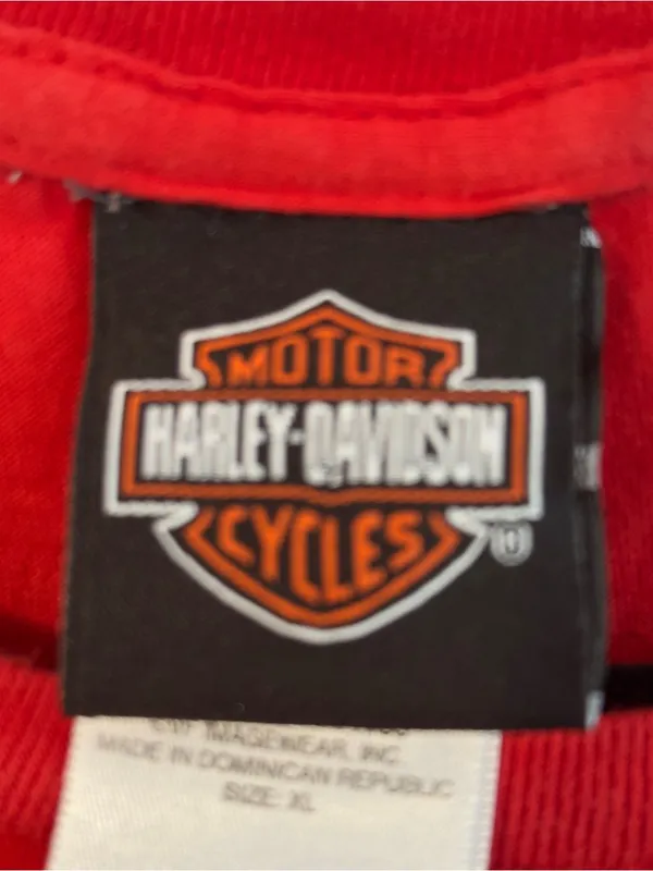 Harley Davidson Red 2009 Sturgis 69th Black Hills Motor Rally Tee - Size XL - Image 3