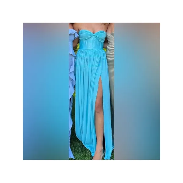 Bronx and Banco Florence Dress Light Blue L/US8 - Image 6