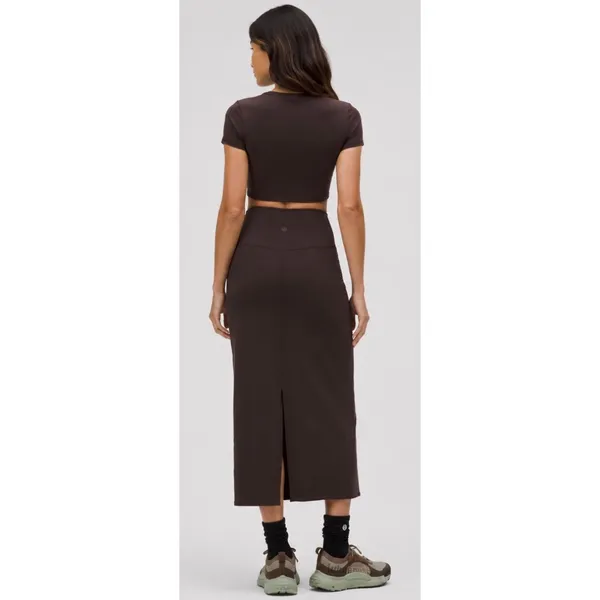 Lululemon Nulu Slim-Fit High-Rise Maxi Skirt‎ Sequoia XXS NWT - Image 7