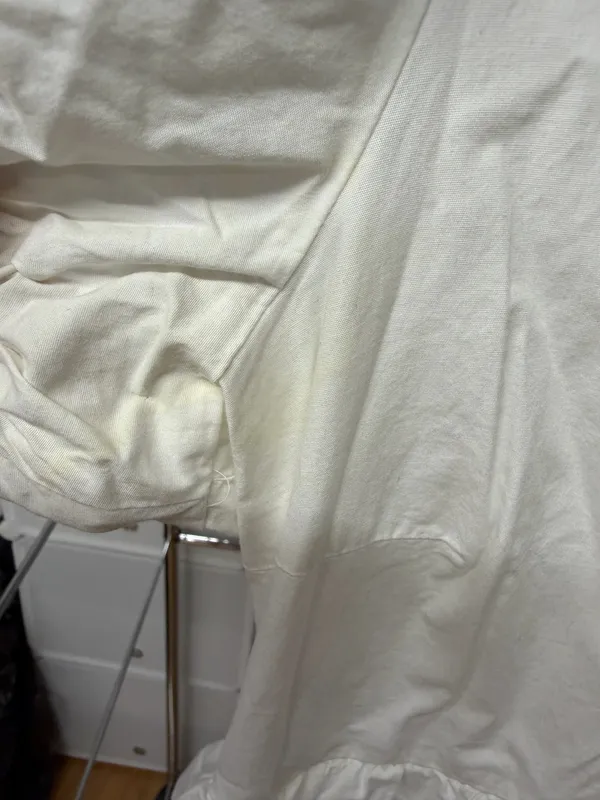 ZARA White Tiered Mini Dress - Image 6